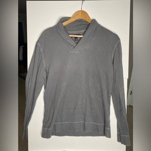 Banana Republic gray shawl collar sweater size Small.